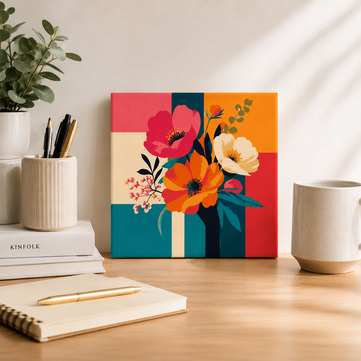 Vibrant Bloom Mini Paint by Numbers Kit