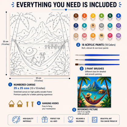 Vacation Mode Paint by Numbers Standard Kit