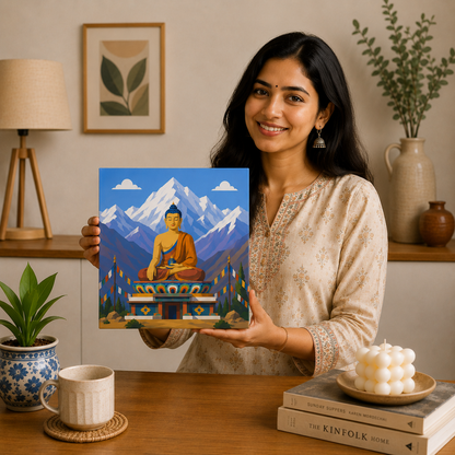 Himalayan Buddha Paint by Numbers Standard Kit