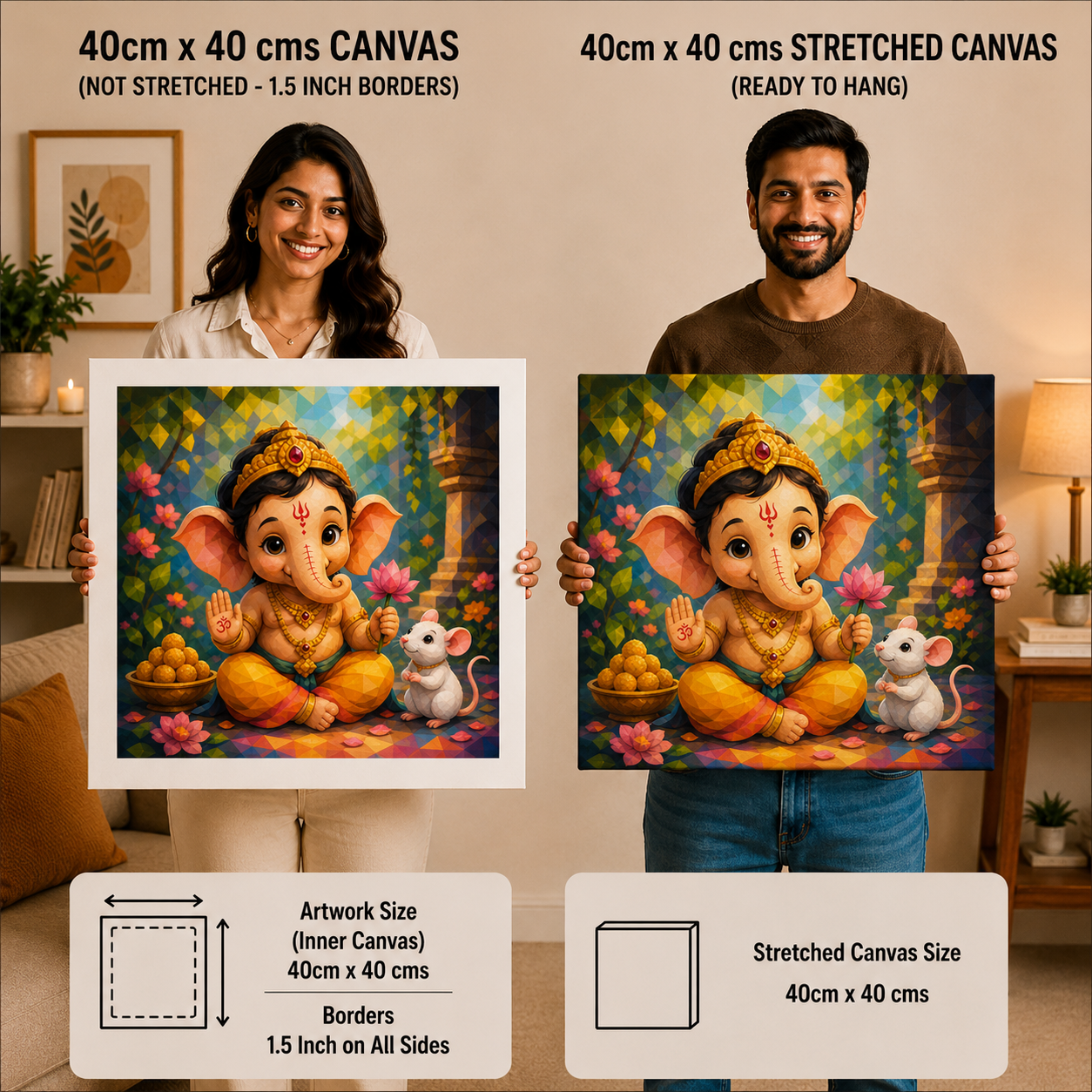 Little Ganesha Paint by Numbers Large Kit