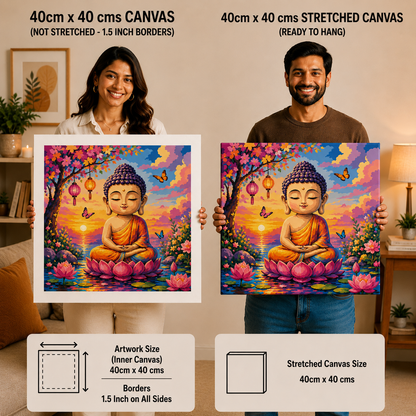 Little Buddha Paint by Numbers Large Kit