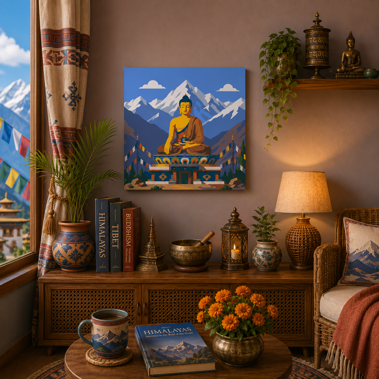 Himalayan Buddha Paint by Numbers Standard Kit