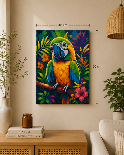 Tropical Macaw Paint by Numbers Jumbo Kit