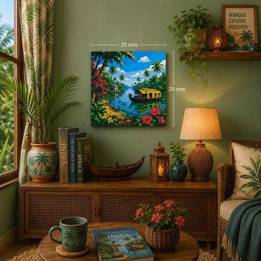 Kerala Backwaters Paint by Numbers Standard Kit
