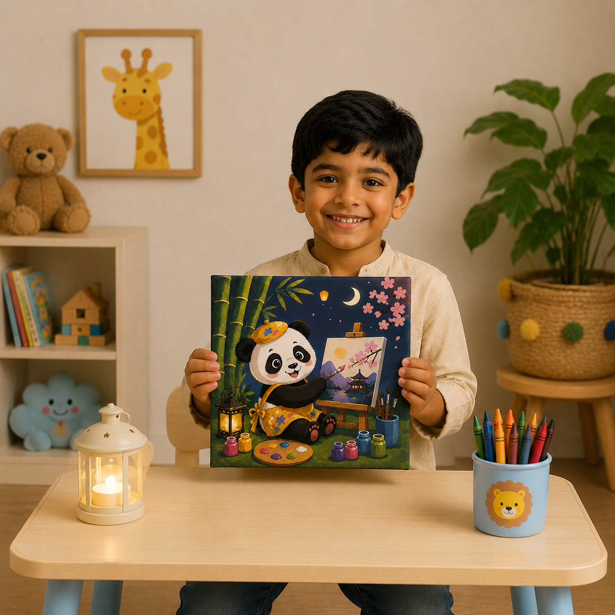 Little Artist Panda Paint by Numbers Standard Kit