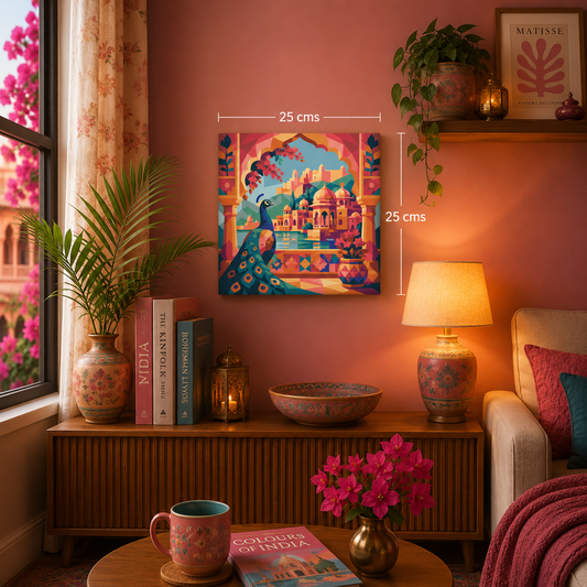 Jaipur Peacock Paint by Numbers Standard Kit
